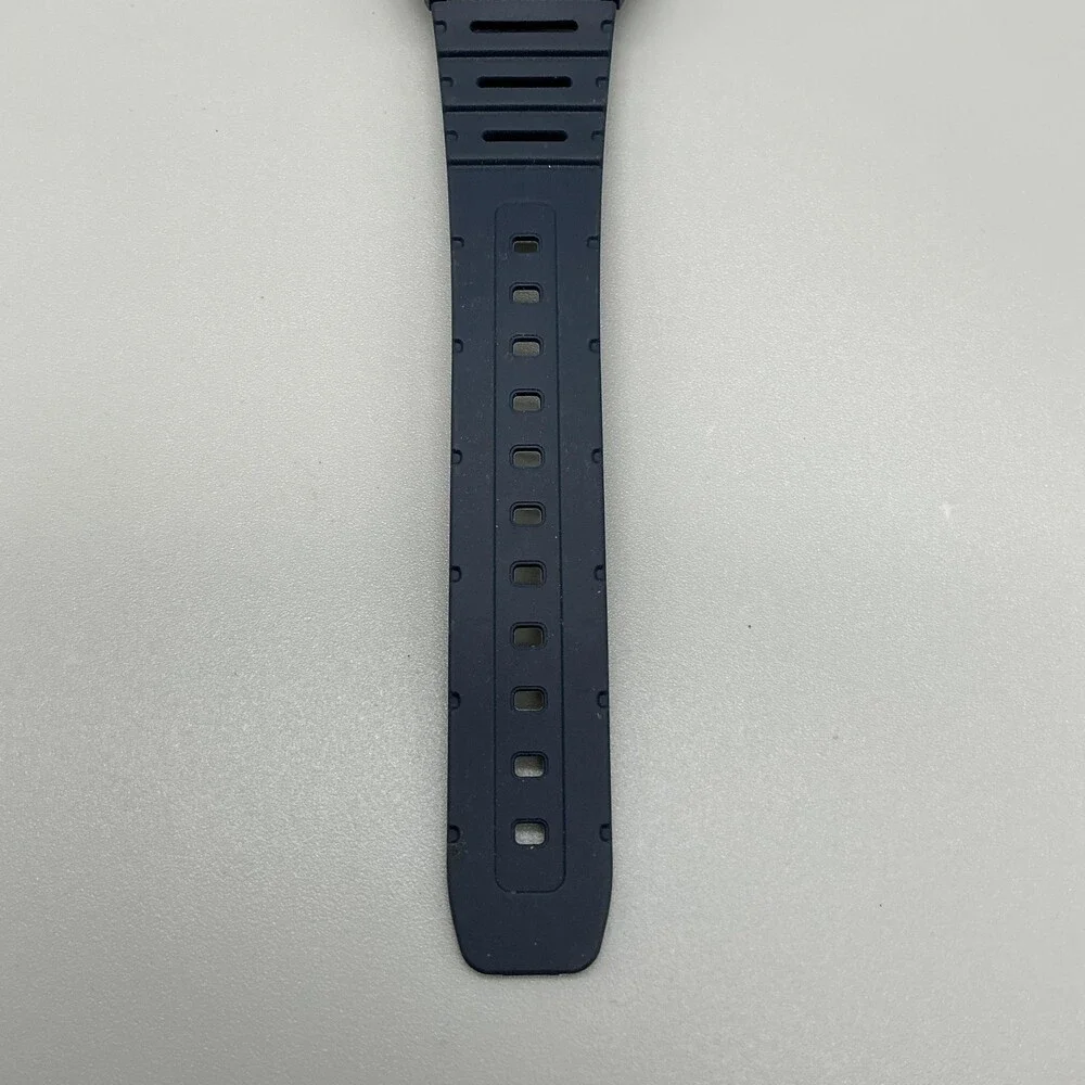 Casio CA-53W Mens Watch 34mm Digital Calculator Blue Alarm Chronograph Day Date